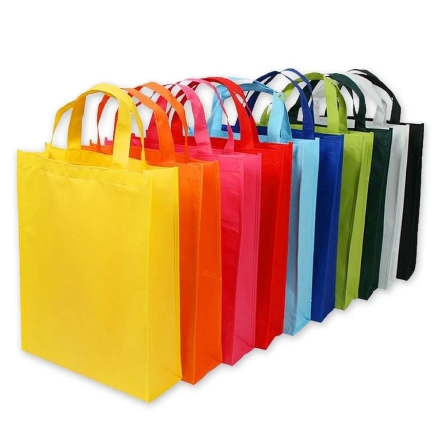 Loop handle shopping bags
